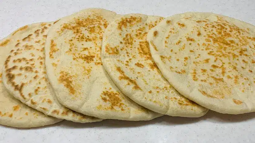 طريقة عمل العيش الشامي السوري الصغير